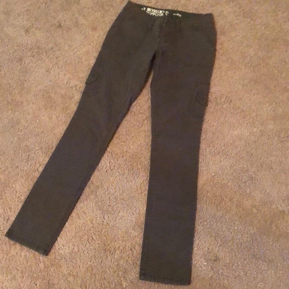 Olive Green Cargo Pants